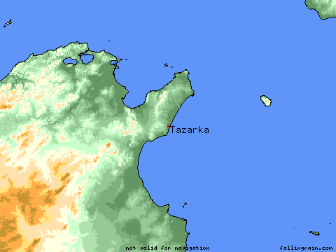 Detailed map of Tazarka (may take a few seconds).
